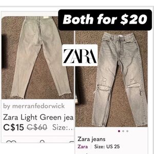 🔥🔥🔥Zara jeans bundle.🔥🔥🔥